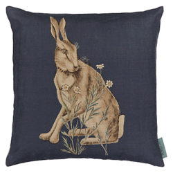 Morris & Co Hare Cushion, Multi
